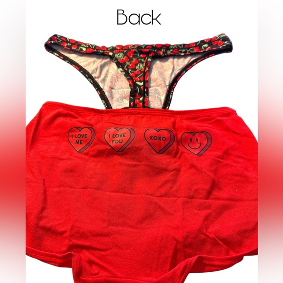 NWT VICTORIA’S SECRET PINK PANTY 1) BOYSHORT 1) THONG SIZE L - Picture 8 of 11